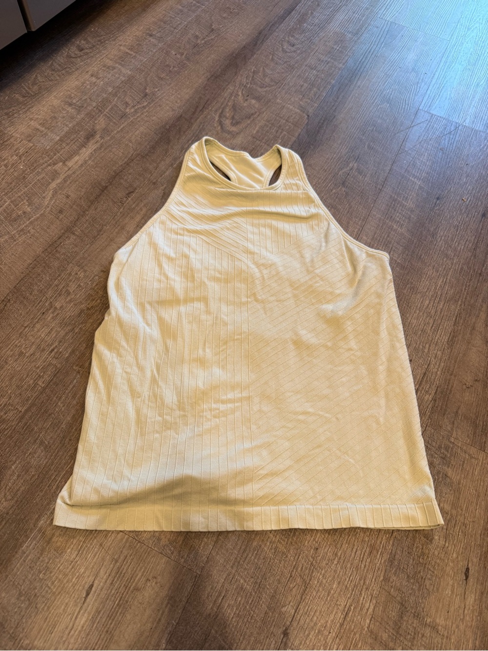 Women’s Sleeveless Ribbed Tank Top - light green